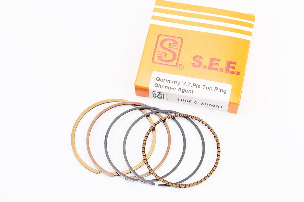 Кільця поршневі 100cc 50мм STD жовта коробка Київ - фото 1