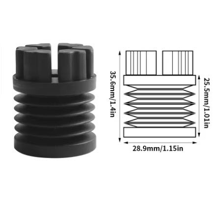 Антиковзка гумова амортизуюча ніжка для Bambu Lab X1/P1/A1/X1E (комплект - 4 шт) Київ - фото 3