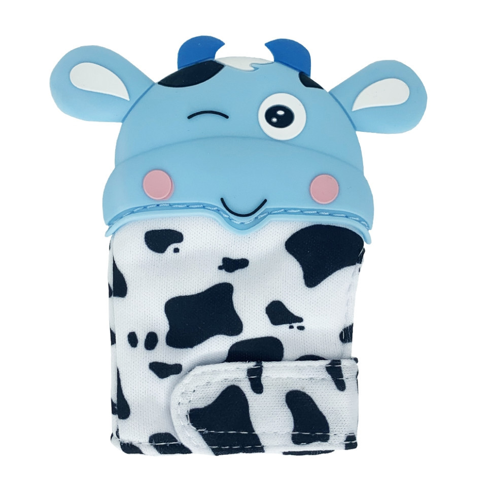 Прорізувач-рукавичка "Корівка" MGZ-0405(Blue) на липучці Вінниця - фото 1