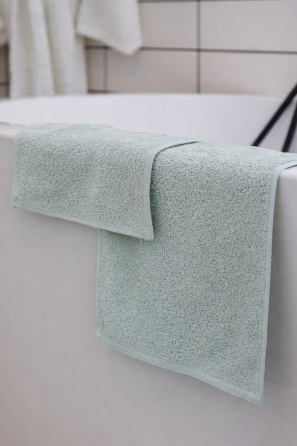 Комплект рушників Ecotton 30х50 см махрові 5 шт. серветки для рук 380 г/м² бірюзовий Коломыя