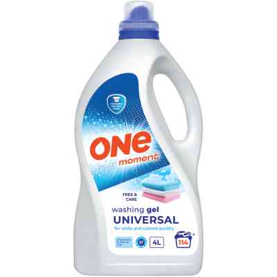 Гель для прання One Moment Universal Free &amp; Care 4 л (4820096036891) Вінниця