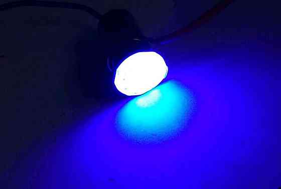 Лампа діодна S25 (поворот, габарит) (одноконтактна, 10 діодів, синя) GJCT Київ