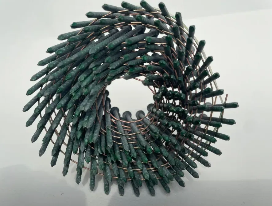 Гвозди барабанные 2, 5 на 50 мм с покрытием M-Fusion (угол 15°) Дніпро - фото 13