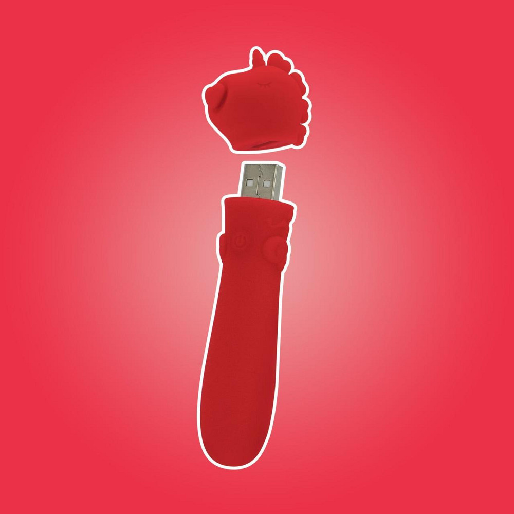 Вібратор-єдиноріжка Unihorn USB Bullet – Cupid's Beau, віброкуля, USB-зарядка, 10 режимів Sex Aura Київ - фото 9