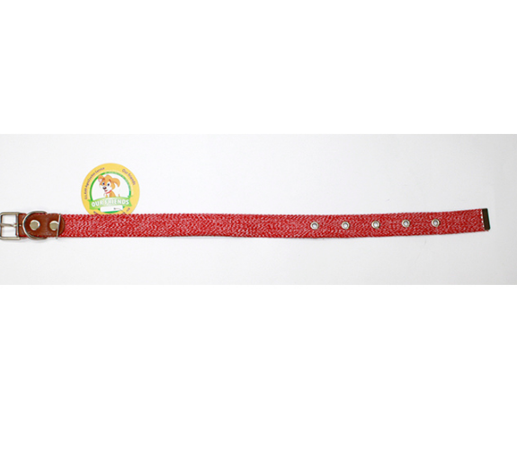 Нашийник 4522 20мм "MILANGE" одинарний (Червоний) Вінниця - фото 1