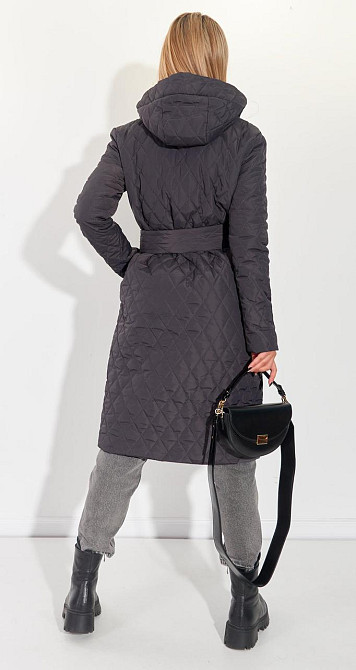 Стильне стьобане напівпальто (42) Київ - фото 8