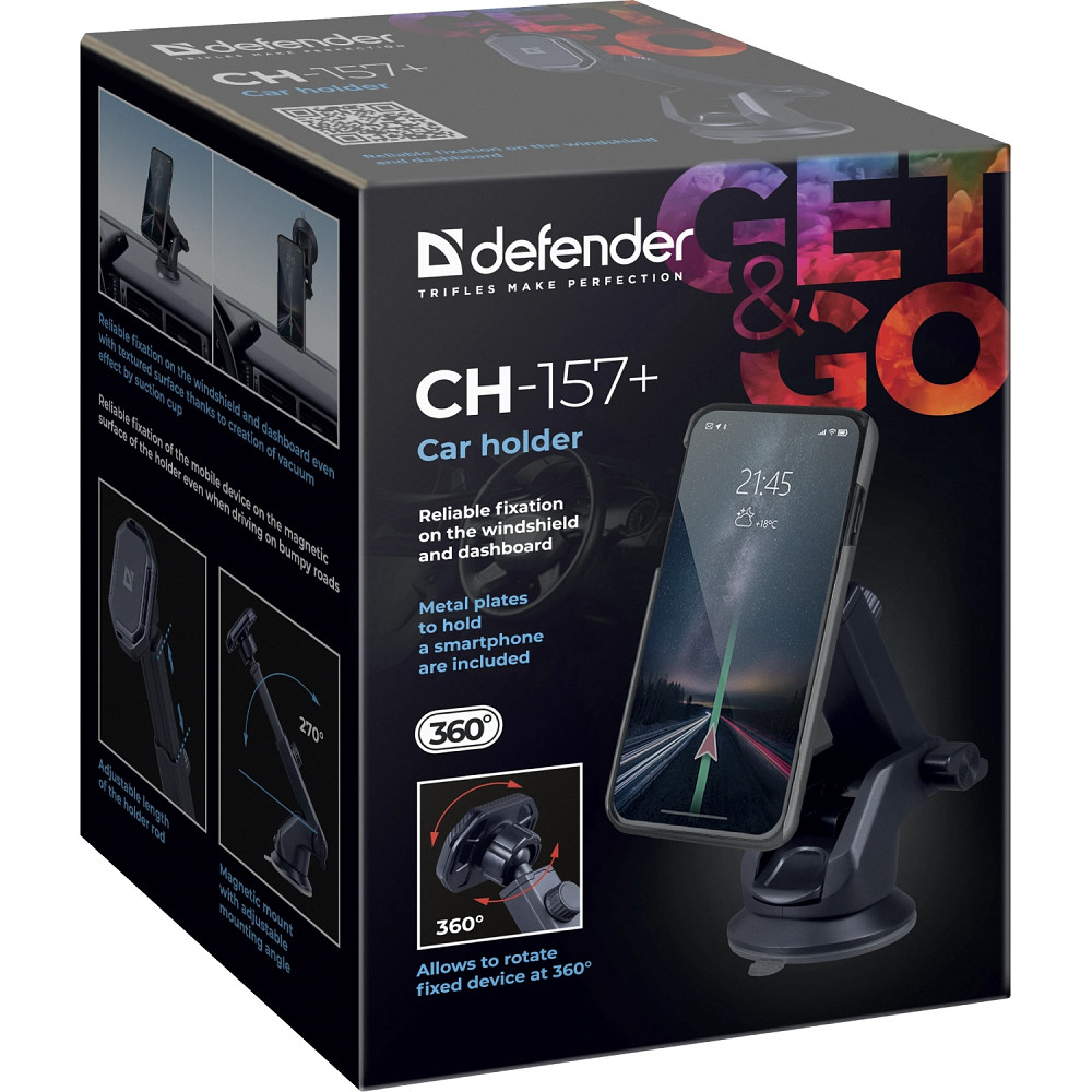 Автомобільне кріплення Defender CH-157+  магніт, на панель/скло,  7" Винница - изображение 3