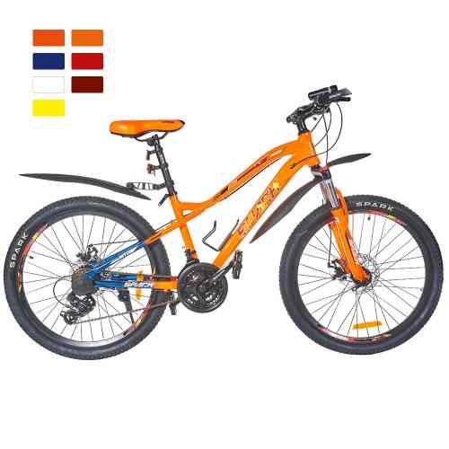 Велосипед SPARK HUNTER (колеса - 24", алюмінієва рама - 14") (Безкоштовна доставка Новою Поштою) Харків