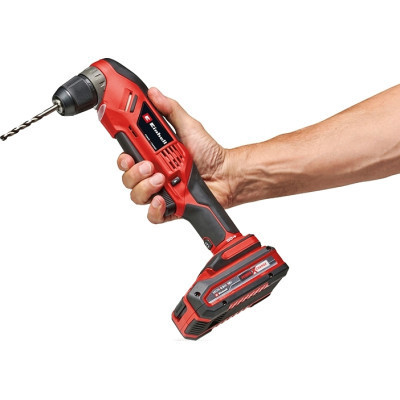 Дрель Einhell угловая TE-AD 18 Li - Solo PXC 18В, 1100 об/мин, 45Нм (без АКБ и ЗУ) (4514290) Винница - изображение 8