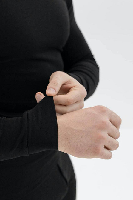 Мужское зимнее термобелье Thermal на флисе (Черный) M Винница - изображение 4