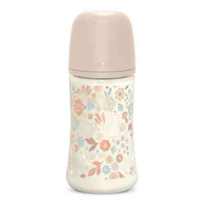 Пляшечка для годування Suavinex Wonderland 270 мл, фізіологічна, середній потік, рожева (308748) Вінниця