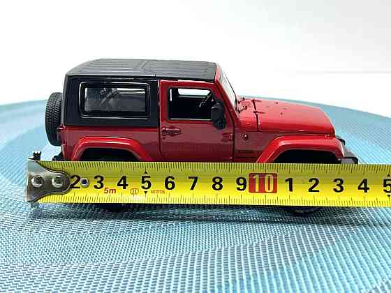 Машина металева Автопром Jeep Wrangler світло звук відчиняються двері капот 1:32 Червона (68331) Чернігів