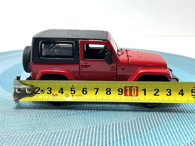 Машина металева Автопром Jeep Wrangler світло звук відчиняються двері капот 1:32 Червона (68331) Чернігів - фото 5