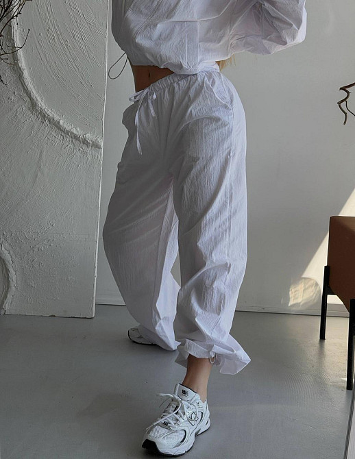 Женский стильный повседневный костюм из плащевки Одесса - изображение 3