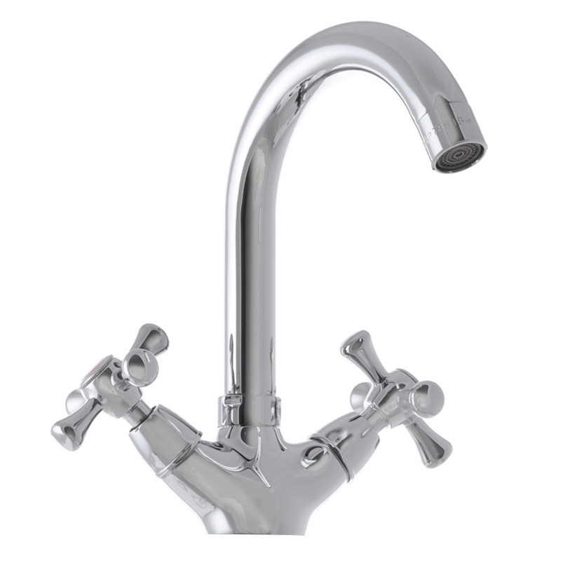 Смеситель для умывальника Haiba Smes 274 HB0376 - Надежный кран для ванной Харьков - изображение 3