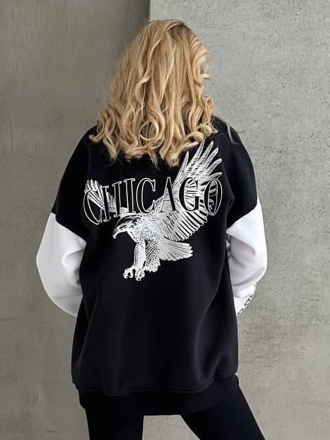 Женский теплый прогулочный костюм: бомбер и лосины трехнить на флисе + рубчик Одесса - изображение 9