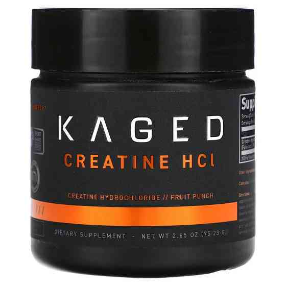 Креатин гідрохлорид Kaged Muscle Creatine HCl, 75.23 g (Fruit Punch) Луцьк