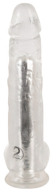 Вібратор - Crystal Clear Vibrator 24.5 см Sex Aura Київ - фото 3