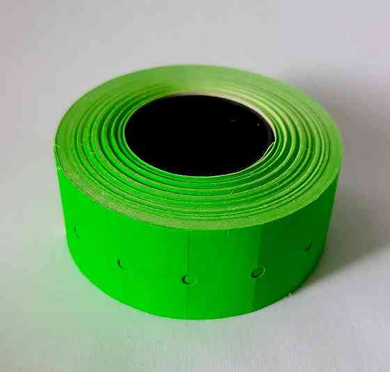 Этикетка (Ценники) под пистолет 21х12 мм, зеленая, 1000 шт Павлоград