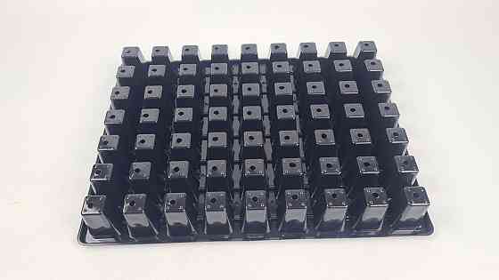 Касета для розсади 43,5*32,5* 5,5 пластикова на 63 V-ячеек-74 см3 (черка 35 мм*35 мм*50 мм) (1 шт.) Харків