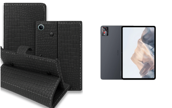 Книга-трансформер для планшета ZTE Nubia Pad Pro, цвет Black Krokodil Black Киев