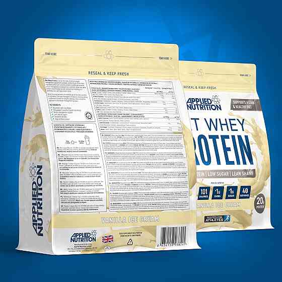 Протеїн Applied Nutrition Diet Whey High Protein Powder (1 kg - 40 Servings) (Vanilla Ice Cream) Луцьк