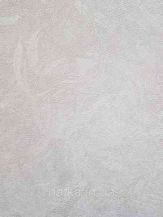 Обои метровые виниловые на флизелине Sintra Structure абстракция мазки структурные светло бежевые серебристые 420706 Киев