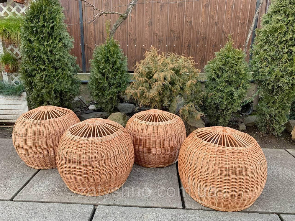 Обьемная плетеная люстра из лозы, в виде шара Киев - изображение 7