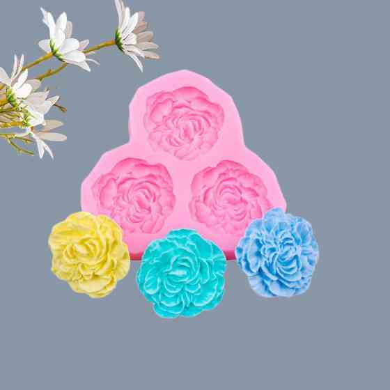 Молд силіконовий Троянди 75 на 75 см рожевий Київ