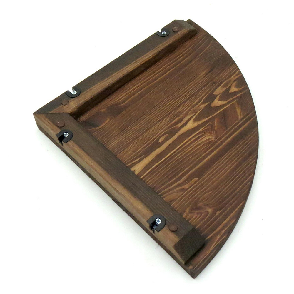 Угловая настенная полка 