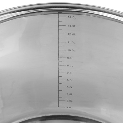 Каструля Resto Libra із кришкою 30 см 15 л (92009) Вінниця - фото 3