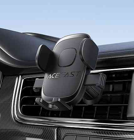 Автотримач для телефона ACEFAST D56 one-key lock car holder for air vent Black Одеса