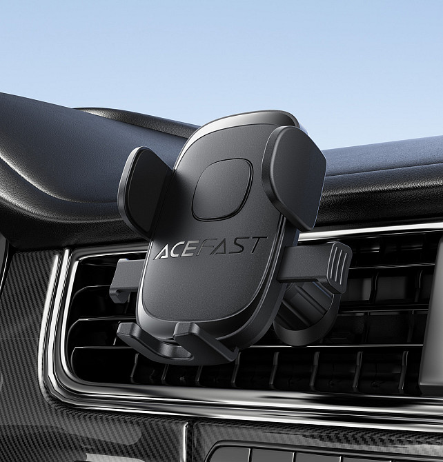 Автотримач для телефона ACEFAST D56 one-key lock car holder for air vent Black Одеса - фото 6