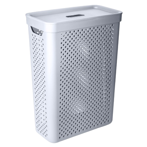 Кошик для білизни 25л сірий Simple Алеана Житомир - изображение 1