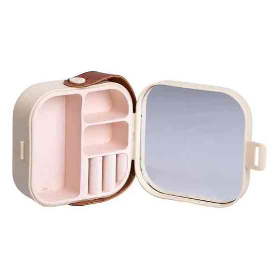 Шкатулка для украшений 9×9×3.8 см мини органайзер для ювелирных изделий HP-5-27BE Киев