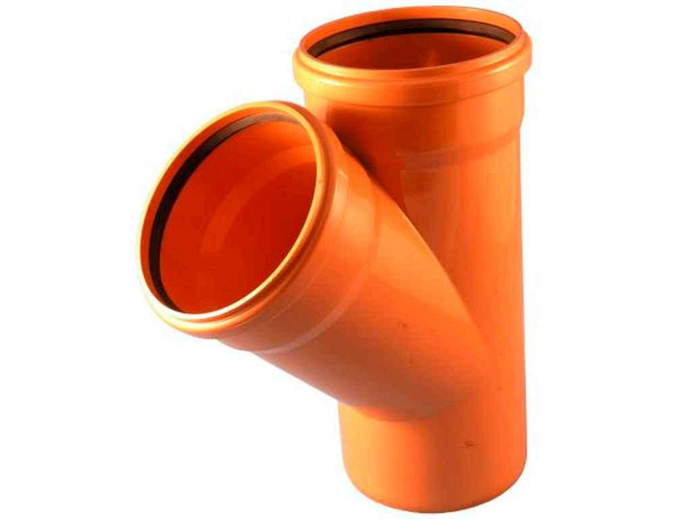 Тройник НПВХ 160x110x45° ТМ INSTALPLAST Solmir Киев - изображение 1