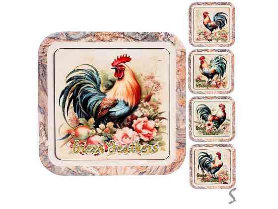 Підставка під гаряче Green feathers 16см R40539 ТМ STENSON Київ