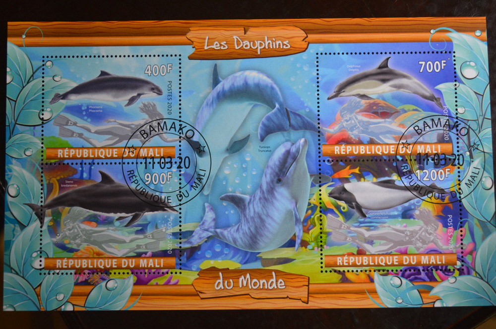 Малі. Марки. Фауна. Блок. 2019 рік (У-2) Полтава - фото 1