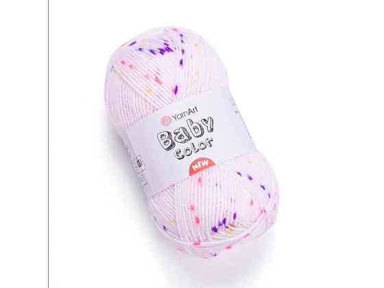 Пряжа Baby Color світло-рожевий 100% акрил 150м 50г 5шт/уп 213 ТМ YarnArt Київ