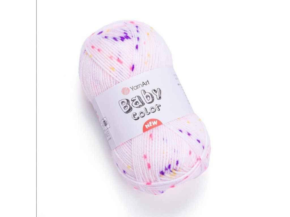 Пряжа Baby Color світло-рожевий 100% акрил 150м 50г 5шт/уп 213 ТМ YarnArt Київ - фото 1