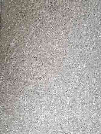 Шпалери метрові вінілові на флізелін Grandeco Poem під штукатурку баранець структурні сіро-блакитні Київ