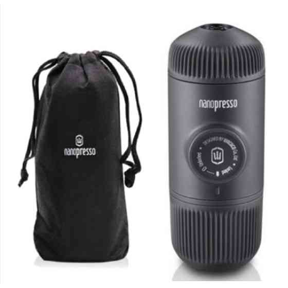 Портативная эспрессо кофеварка Wacaco Nanopresso серая, механическая, для молотого кофе Киев