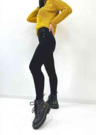 Демісезонні легінси лосини Daily джинс-коттон на флісі батал 54 Київ