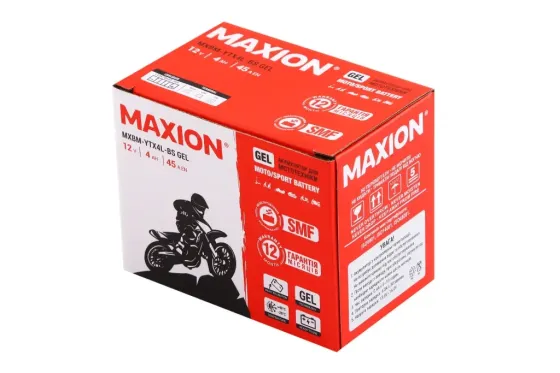Аккум. батарея Мото 12В 4 Ач «Maxion» гелевий «Maxion Вінниця