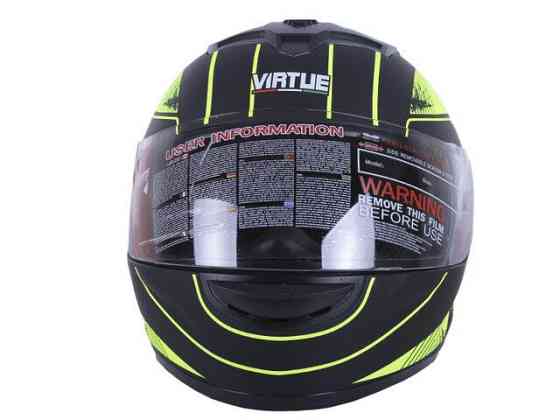 Мотошлем интеграл MD-803 (черно-желтый матовый, size M) Мукачево