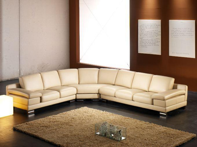 Диван кутовий шкіряний (кожаный) модель 500-A DARLING SECTIONAL Ужгород - изображение 1