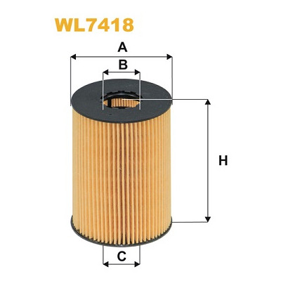 Фільтр масляний Wixfiltron WL7418 Вінниця - фото 1
