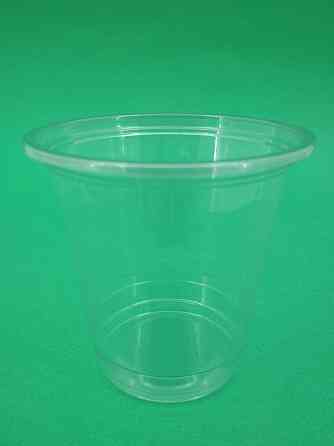 Стакан одноразовий РЕТ щільний, прозорий 300 мл (50 шт.) Харків