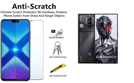 Защитное стекло NeoGlass для nubia Red Magic 8 Pro, Red Magic 8S Pro – ультрапрозрачное и устойчивое Киев