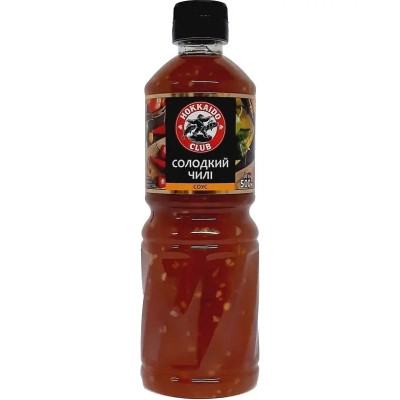 Соус Hokkaido Club Солодкий чілі 500 мл (4820172443728) Вінниця - фото 1